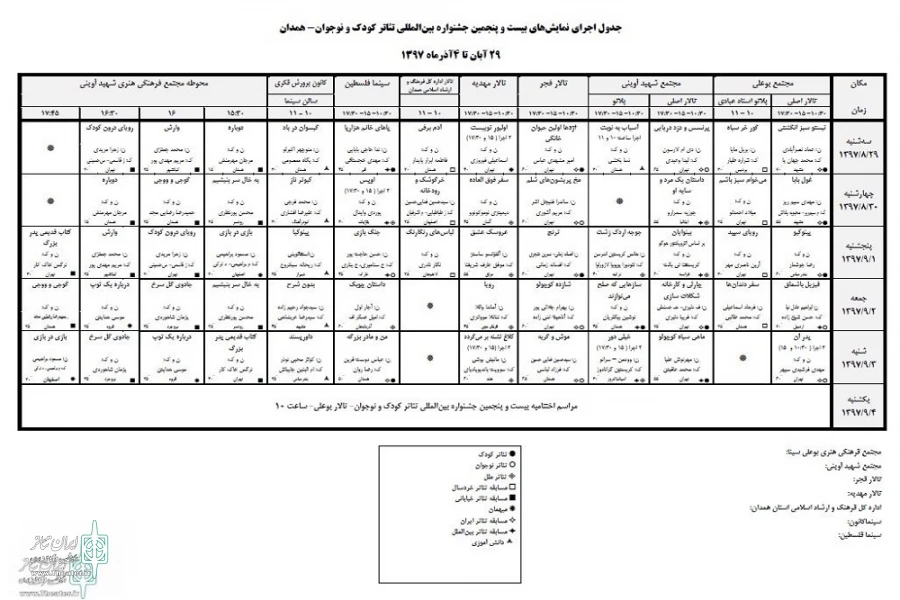 «پاهای خانم هزارپا» به بخش بین الملل تئاتر کودک و نوجوان همدان راه یافت  3