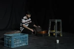 نمایش : طبقه چهارم /
کارگردان : هادی شمس / عکاس : زهره خانی