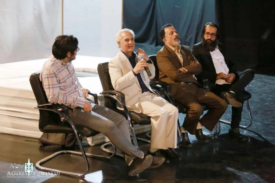 جلسه نقد و بررسی " بمانی رفتی ، بمانی رفته ای " در خانه نمایش قم برگزارشد 2