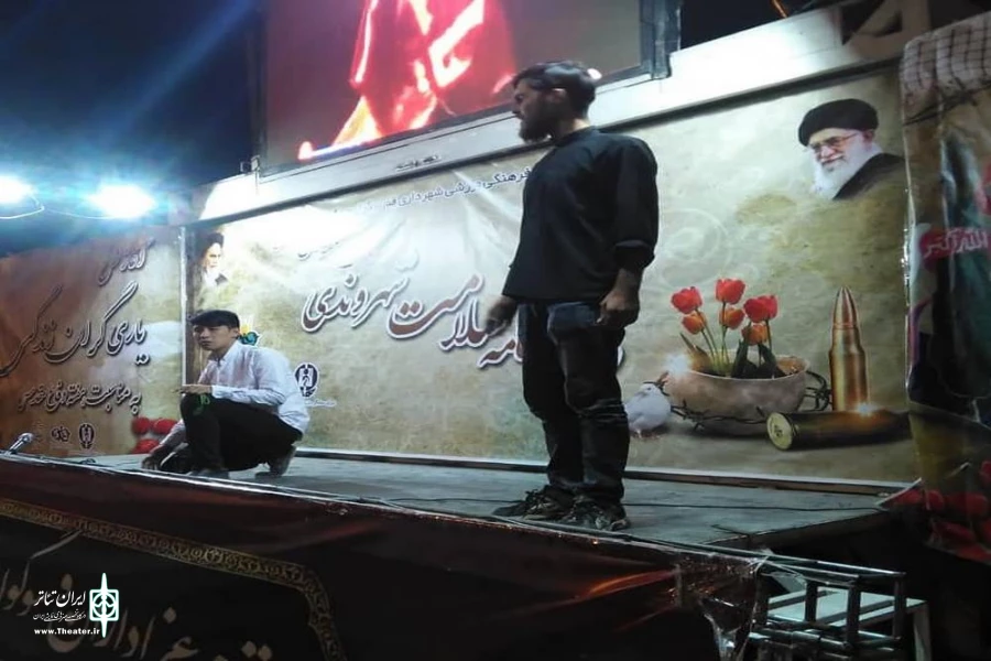 نمایش " دیدار " به کارگردانی احمد موسوی در قم به اجرا درآمد 4