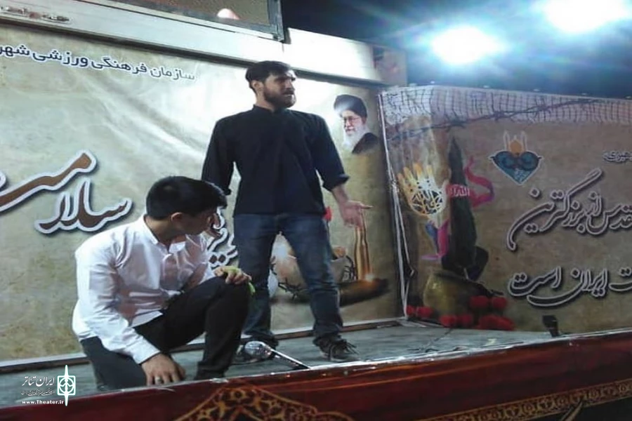 نمایش " دیدار " به کارگردانی احمد موسوی در قم به اجرا درآمد 8