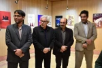 افتتاحیه نمایشگاه گزیده ای از پوسترهای تئاتر ایران/ رونمایی از پوسترهای بیست و یکمین جشنواره استانی تئاتر قم/اهدای گواهینامه های هنرجویان انجمن هنرهای نمایشی استان قم / 11 آبان 98