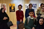 افتتاحیه نمایشگاه گزیده ای از پوسترهای تئاتر ایران/ رونمایی از پوسترهای بیست و یکمین جشنواره استانی تئاتر قم/اهدای گواهینامه های هنرجویان انجمن هنرهای نمایشی استان قم / 11 آبان 98