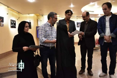 آئین گشایش نمایشگاه نخستین مسابقه عکس تئاتر استان قم / 16 آبام 98/نگارخانه شهید آوینی