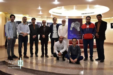 آئین گشایش نمایشگاه نخستین مسابقه عکس تئاتر استان قم / 16 آبام 98/نگارخانه شهید آوینی