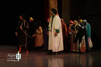 نمایش " خواهر عشق " / کارگردان : سیدمحمدجواد طاهری / اجرای عمومی / آذر 98 / تالار مرکزی قم