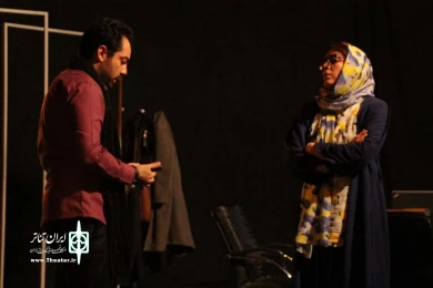 نمایش مشارکتی " دوئت " به کارگردانی محمدجواد طاهری / اجرای عمومی/دی و بهمن 98 / خانه نمایش قم