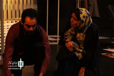 نمایش مشارکتی " دوئت " به کارگردانی محمدجواد طاهری / اجرای عمومی/دی و بهمن 98 / خانه نمایش قم