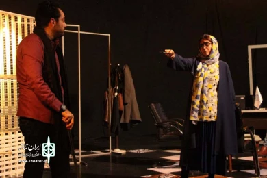 نمایش مشارکتی " دوئت " به کارگردانی محمدجواد طاهری / اجرای عمومی/دی و بهمن 98 / خانه نمایش قم