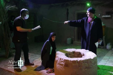 پشت صحنه تله تئاتر آخرین سوی چراغ / کارگردان : امیر حسین یاوری / شهریور 1399