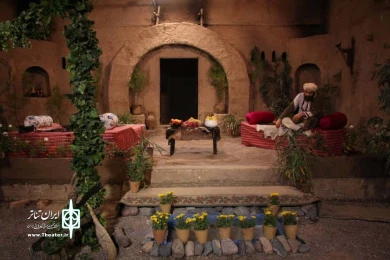 پشت صحنه تله تئاتر آخرین سوی چراغ / کارگردان : امیر حسین یاوری / شهریور 1399