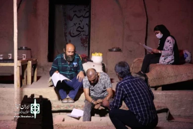 پشت صحنه تله تئاتر آخرین سوی چراغ / کارگردان : امیر حسین یاوری / شهریور 1399