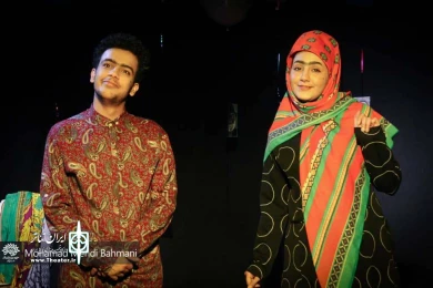 نمایش الهی خیر نبینی سعیده / کارگردان : حدیث صابری / پلاتو سوره حوزه هنری قم/دیماه 99