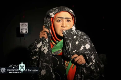 نمایش الهی خیر نبینی سعیده / کارگردان : حدیث صابری / پلاتو سوره حوزه هنری قم/دیماه 99