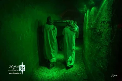 نمایش مذهبی " کوچه های مادری " / کارگردان : محمود مرادی جهان / اجرای عمومی ایام فاطمیه / شهرک پردیسان قم / دیماه 99