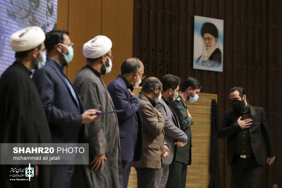 مراسم اختتامیه نخستین جشنواره تئاتر خیابانی افلاکیان استان قم/سوم مهرماه 1400/باغ موزه دفاع مقدس