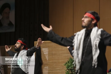 مراسم اختتامیه نخستین جشنواره تئاتر خیابانی افلاکیان استان قم/سوم مهرماه 1400/باغ موزه دفاع مقدس