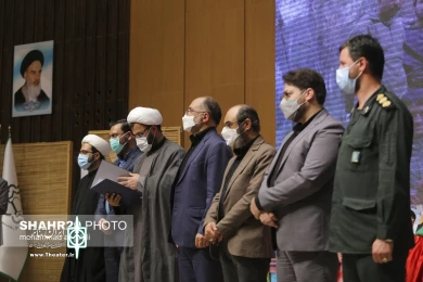 مراسم اختتامیه نخستین جشنواره تئاتر خیابانی افلاکیان استان قم/سوم مهرماه 1400/باغ موزه دفاع مقدس