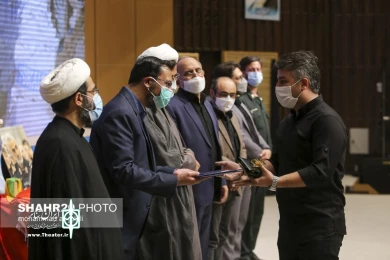مراسم اختتامیه نخستین جشنواره تئاتر خیابانی افلاکیان استان قم/سوم مهرماه 1400/باغ موزه دفاع مقدس