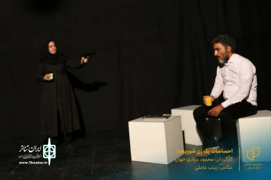 نمایش " احساسات یک زن شوربخت " / کارگردان : محمود مرادی جهان / آبان 1400 / خانه نمایش ماه قم