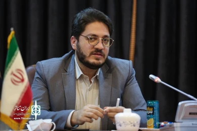 نشست خبری بیست و دومین جشنواره استانی تئاتر قم و آئین رونمایی از پوستر این جشنواره / آبان 1400 / سالن جلسات اداره کل فرهنگ و ارشاد اسلامی قم