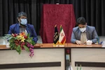 نشست خبری بیست و دومین جشنواره استانی تئاتر قم و آئین رونمایی از پوستر این جشنواره / آبان 1400 / سالن جلسات اداره کل فرهنگ و ارشاد اسلامی قم