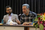 نشست خبری بیست و دومین جشنواره استانی تئاتر قم و آئین رونمایی از پوستر این جشنواره / آبان 1400 / سالن جلسات اداره کل فرهنگ و ارشاد اسلامی قم