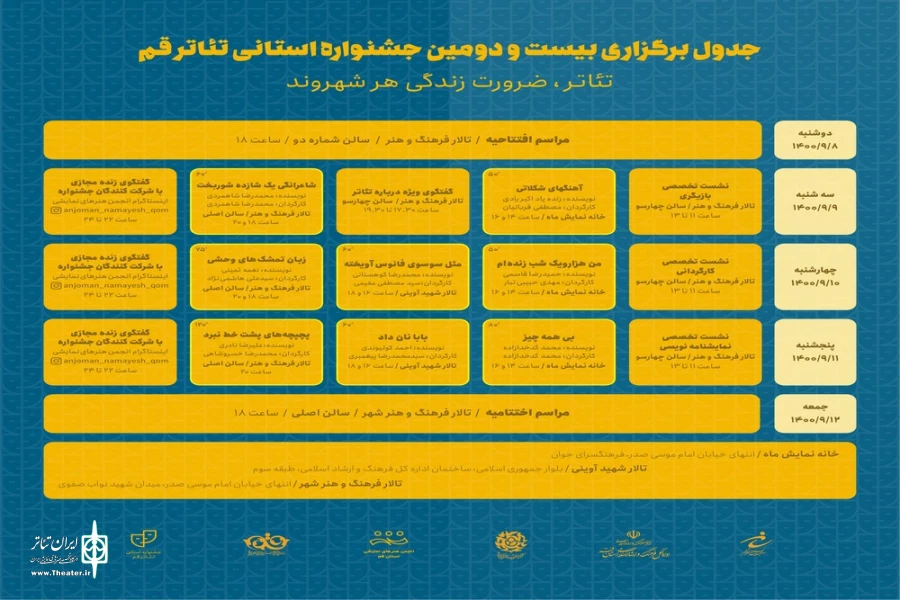 تئاتر ، ضرورت زندگی هر شهروند 2