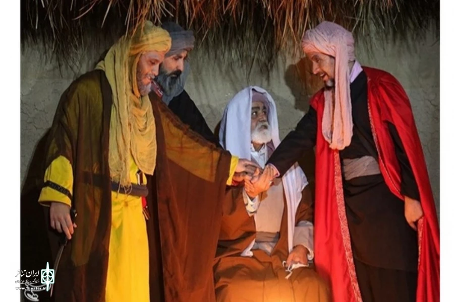نمایش " از غدیر تا حقیر " به مناسبت ایام فاطمیه در قم به اجرا درآمد 2