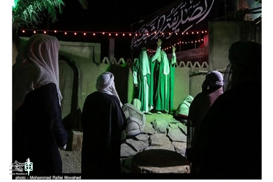 نمایش " از غدیر تا حقیر " به مناسبت ایام فاطمیه در قم به اجرا درآمد 4