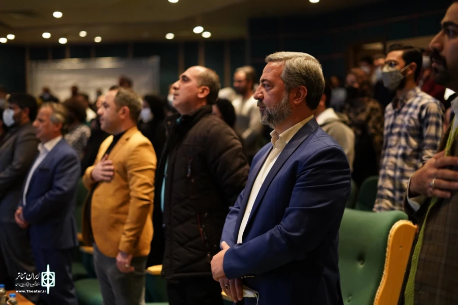 مراسم افتتاحیه بیست و دومین جشنواره استانی تئاتر قم / هشتم آذر 1400 / تالار فرهنگ و هنر