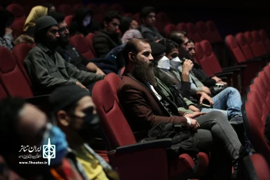 مراسم اختتامیه نخستین جشنواره سراسری نمایشنامه خوانی و نمایشنامه نویسی رضوی(زیارت)/25 اسفند1400/قم/تالار فرهنگ و هنر