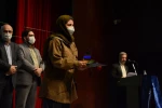 مراسم اختتامیه نخستین جشنواره سراسری نمایشنامه خوانی و نمایشنامه نویسی رضوی(زیارت)/25 اسفند1400/قم/تالار فرهنگ و هنر