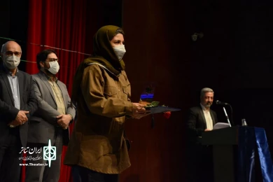 مراسم اختتامیه نخستین جشنواره سراسری نمایشنامه خوانی و نمایشنامه نویسی رضوی(زیارت)/25 اسفند1400/قم/تالار فرهنگ و هنر