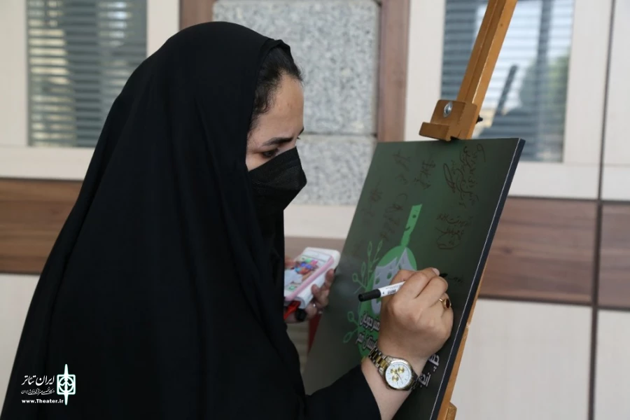 مراسم پایانی چهارمین دوره طرح آموزشی رویش انجمن هنرهای نمایشی استان قم / 1و2 مرداد ماه 1401/ تالار فرهنگ و هنر قم
