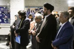 حضور حجت الاسلام والمسلمین طباطبایی سرپرست سازمان فرهنگی اجتماعی شهرداری قم